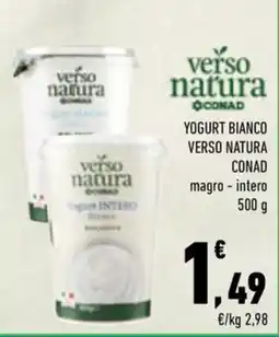 Conad City Yogurt bianco Verso Natura offerta