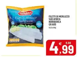 Ard Discount Filetti di Merluzzo Sudafricano Noriberica offerta