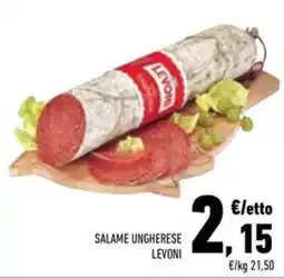 Conad Superstore Salame ungherese Levoni offerta