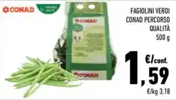 Conad Margherita Fagiolini verdi Conad Percorso Qualità offerta