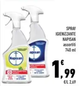 Conad City Spray igienizzante Napisan assortiti offerta