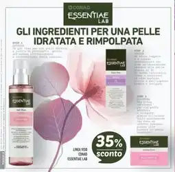 Conad Superstore Línea viso Conad Essentiae Lab offerta