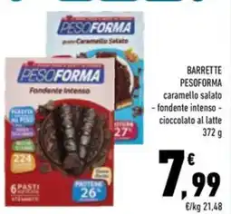 Conad Superstore Barrette Pesoforma fondente intenso offerta