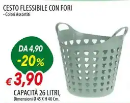 IperFamila Cesto flessibile con fori offerta