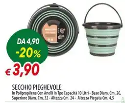 IperFamila Secchio pieghevole offerta