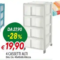 IperFamila 4 cassetti alti offerta