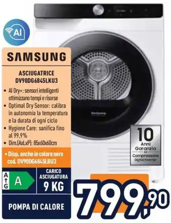 Samsung asciugatrice