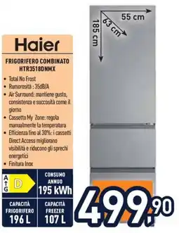 Unieuro Haier frigorifero combinato offerta