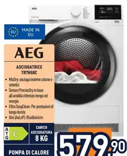 Unieuro AEG asciugatrice offerta