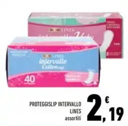 Conad Superstore Proteggi slip intervallo lines assortiti offerta