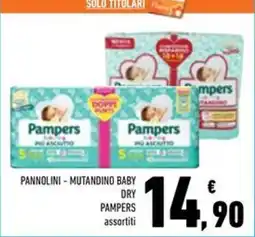 Conad Superstore Pannolini - mutandino baby dry pampers assortiti offerta
