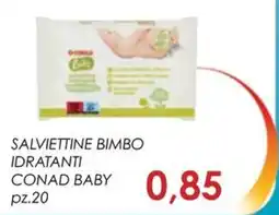 Conad Superstore Salviettine bimbo idratanti conad baby offerta