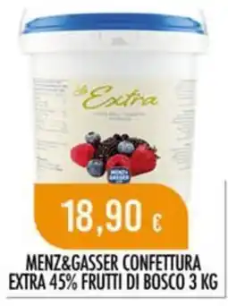 Scelgo Menz&Gasser confettura extra 45% frutti di bosco offerta