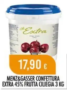 Scelgo Menz&Gasser confettura extra 45% frutta ciliegia offerta