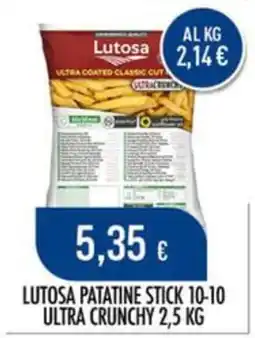Scelgo Lutosa patatine stick 10-10 ultra crunchy offerta