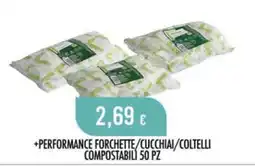 Scelgo Performance forchette/cucchiai/coltelli compostabili offerta