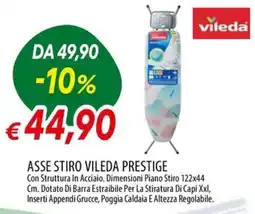 IperFamila Asse stiro Vileda Prestige offerta