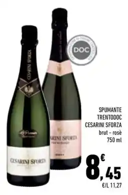 Conad City Spumante Trentodoc Cesarinisforza brut - rosè offerta