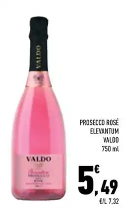 Conad City Prosecco Rosé Elevantum Valdo offerta