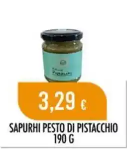 Scelgo Sapurhi pesto di pistacchio offerta