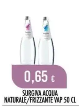 Scelgo Surgiva acqua naturale/frizzante vap offerta