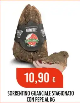 Scelgo Sorrentino guanciale stagionato con pepe offerta