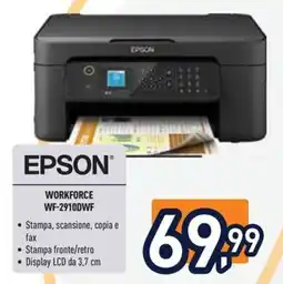 Unieuro Epson Workforce WF-2910DWF offerta