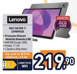 Unieuro Lenovo Idea Tab Pad 11 offerta