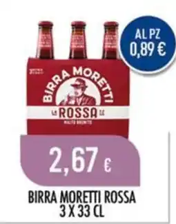 Scelgo Birra Moretti Rossa offerta