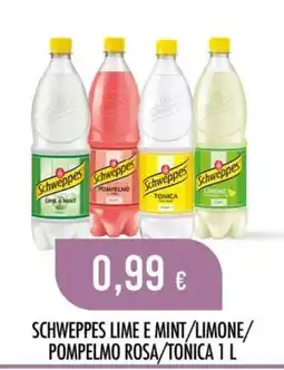 Scelgo Schweppes Lime e Mint/Limone/PompeLmo Rosa/Tonica offerta