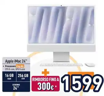 Unieuro Apple iMac 24" offerta