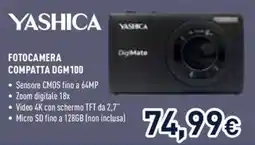 Unieuro Yashica Fotocamera Compatta DGM100 offerta