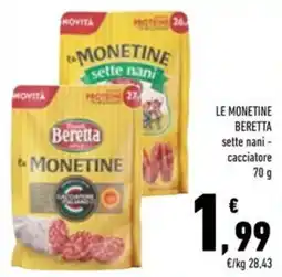 Conad Superstore Le Monetine Beretta sette nani - cacciatore offerta