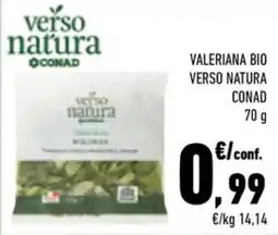 Conad City Valeriana bio Verso Natura offerta