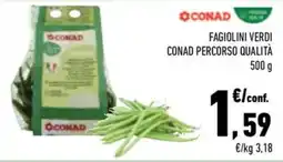 Conad City Fagiolini verdi Conad percorso qualità offerta