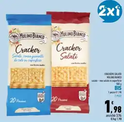 Conad Superstore Cracker Salati Mulino Bianco offerta