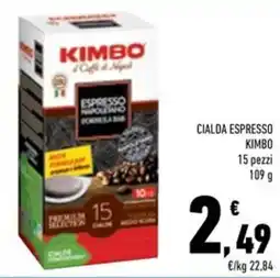 Conad Superstore Cialda espresso Kimbo offerta