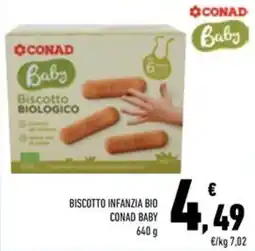 Conad Superstore Biscotto infanzia bio Conad Baby offerta
