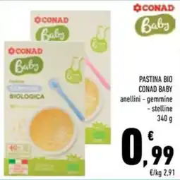 Conad Superstore Pastina bio Conad Baby offerta