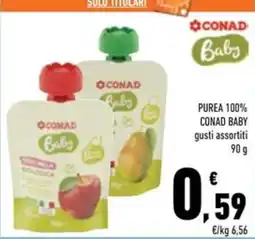 Conad Superstore Purea 100% Conad Baby offerta