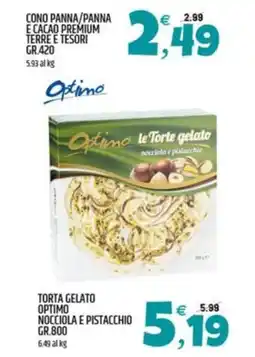 Ard Discount Torta gelato Optimo nocciola e pistacchio offerta