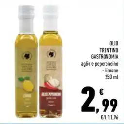 Conad Superstore Olio Trentino Gastronomia aglio e peperoncino - limone offerta