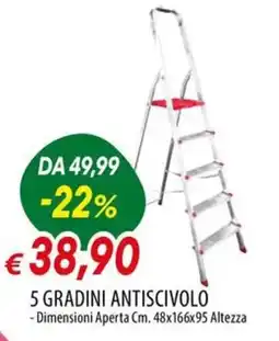 IperFamila 5 gradini antiscivolo offerta
