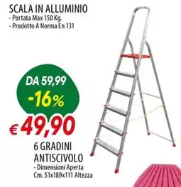 IperFamila Scala in alluminio offerta