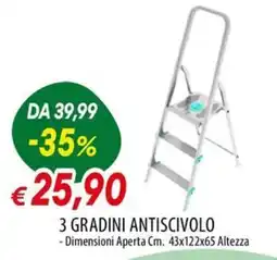 IperFamila 3 Gradini Antiscivolo offerta