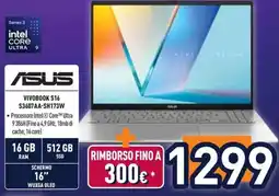 Unieuro ASUS VIVOBOK S16 offerta
