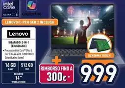 Unieuro Lenovo Ideapad 51 2-in-1 offerta