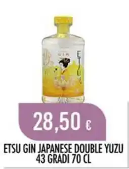 Scelgo Etsu gin japanese double yuzu offerta