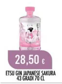 Scelgo Etsu Gin Japanese Sakura offerta