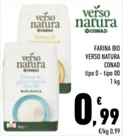 Conad Margherita Farina bio verso natura offerta